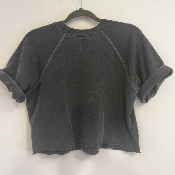 NSF cropped distressed t shirt size S - Picture 2 of 3